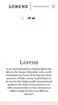 Mobile Screenshot of lorenz-law.com